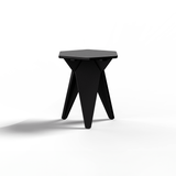 Adirondack Chairs with Side Table Bundle - Charcoal Black