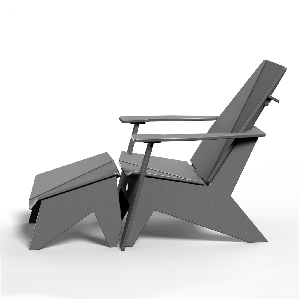 ORI Muskoka Ottoman - Carbon Gray