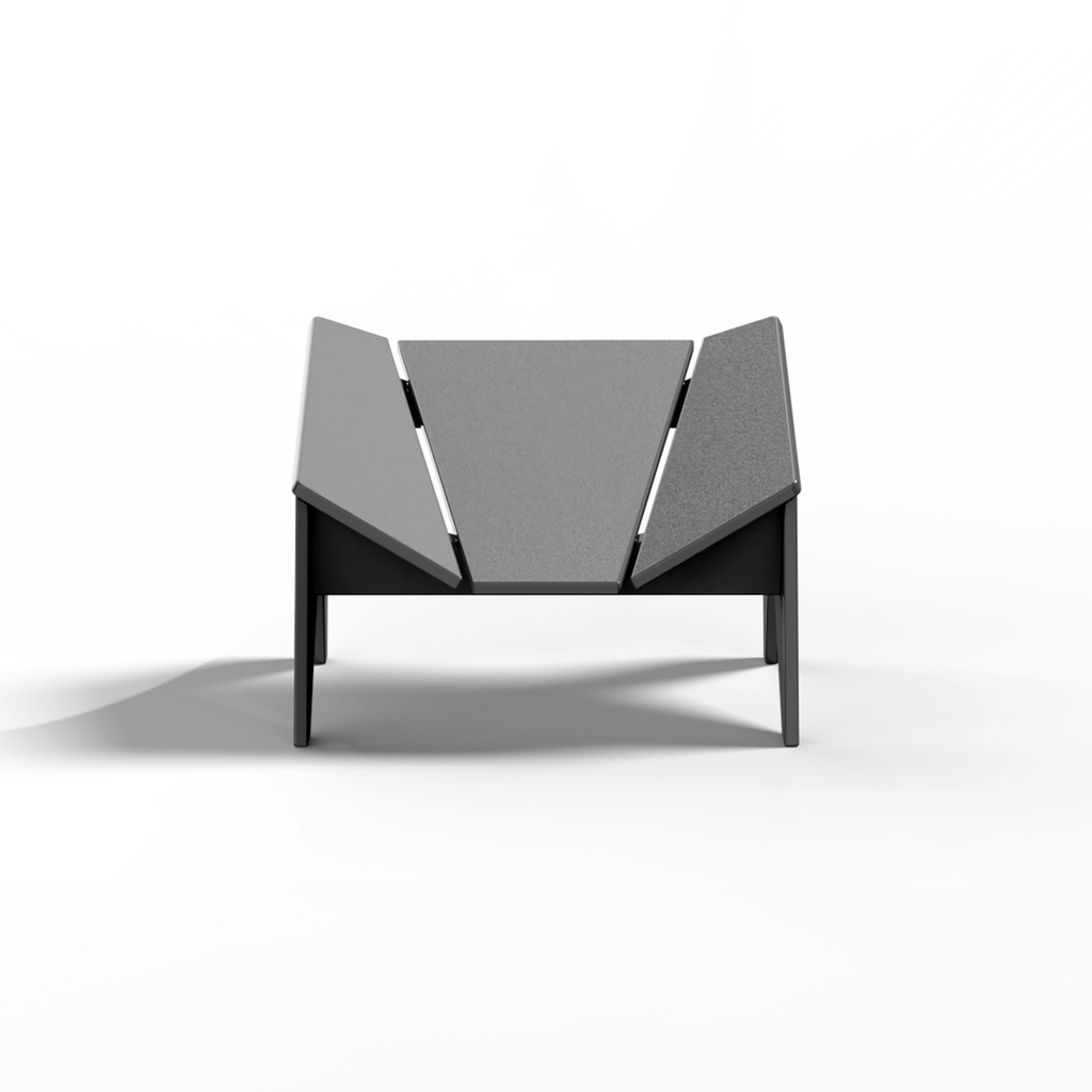 ORI Muskoka Ottoman - Carbon Gray