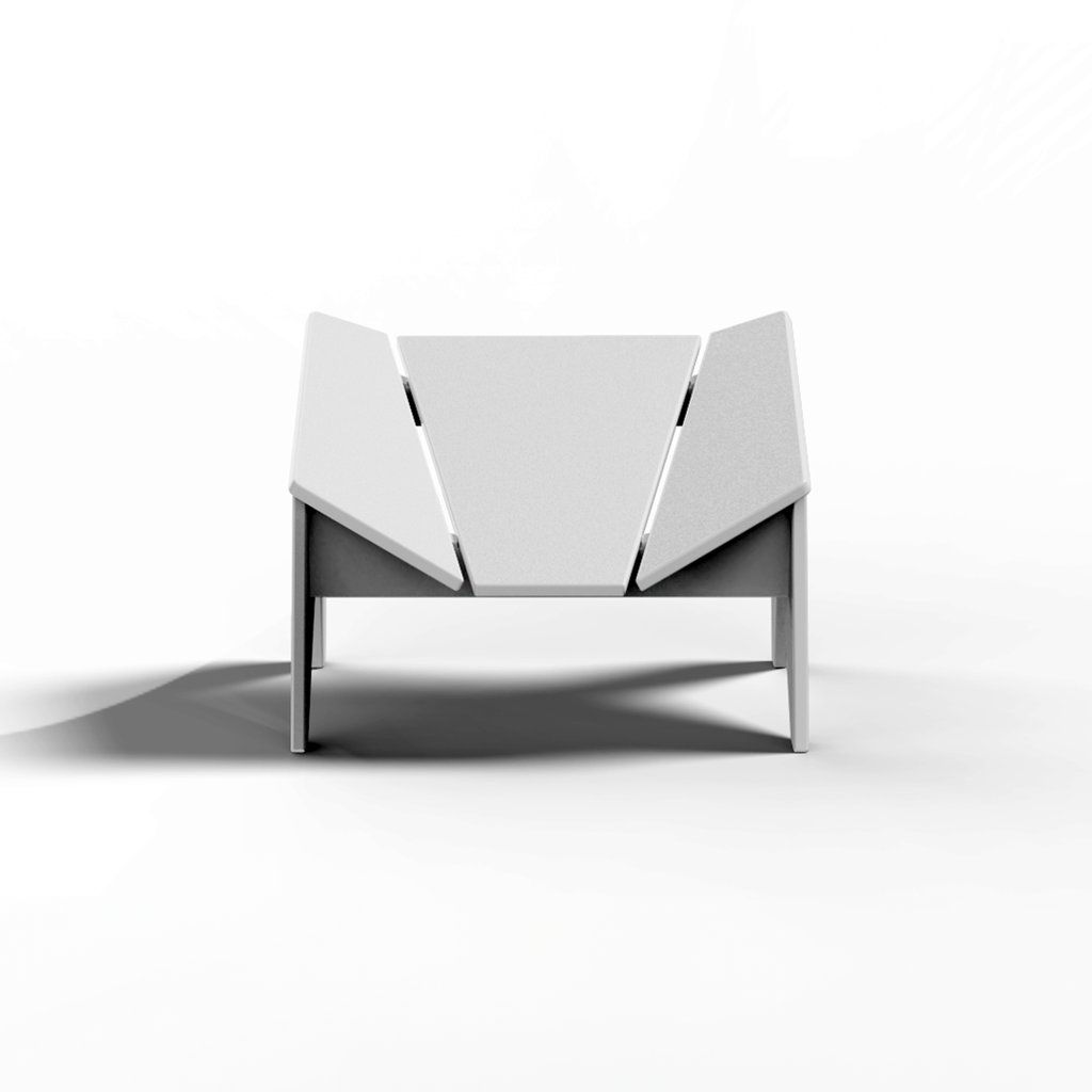 ORI Muskoka Ottoman - Frost White