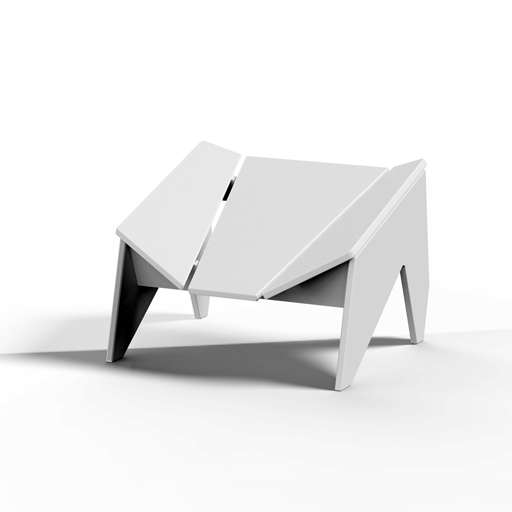 ORI Muskoka Ottoman - Frost White
