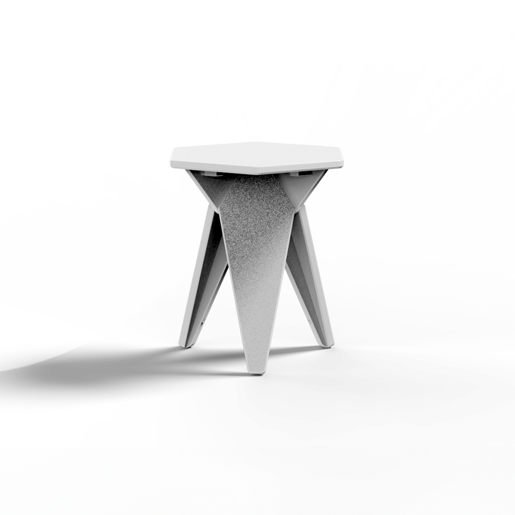 ORI Muskoka Side Table - Frost White