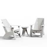 Adirondack Chairs with Side Table Bundle - Frost White