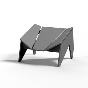 ORI Muskoka Ottoman - Carbon Gray