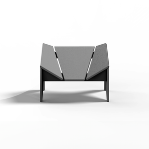 ORI Muskoka Ottoman - Carbon Gray