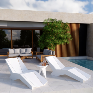 ORI Muskoka Chase Lounge Chair - Frost White