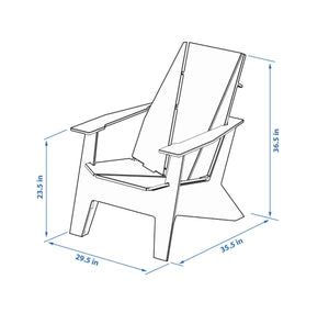 ORI Muskoka Adirondack Chair - Maple Red